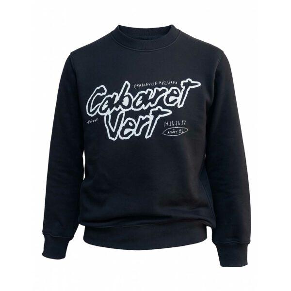 Sweat col rond noir