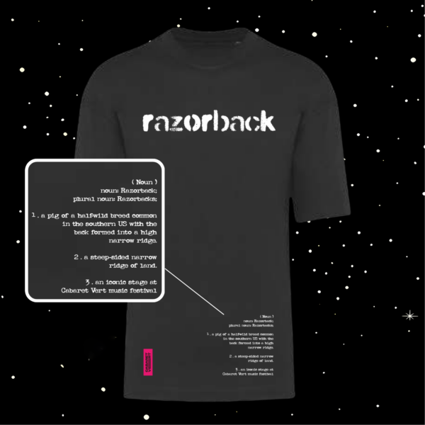 T-Shirt Razorback – Cabaret Vert 2026