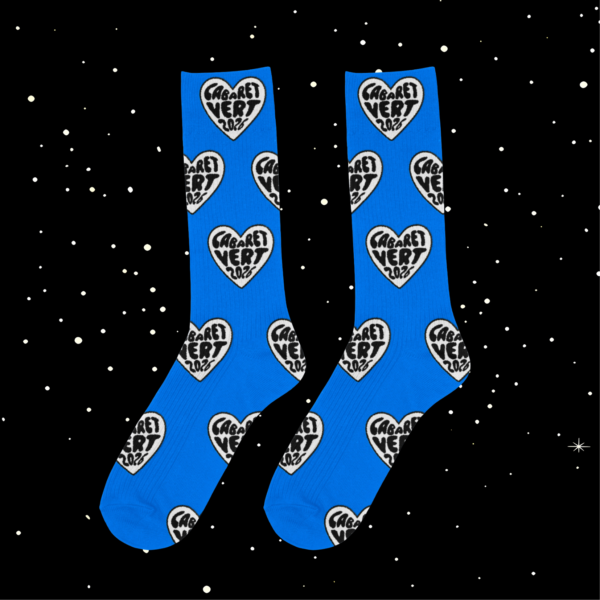 Les Chaussettes Made in France Bleues