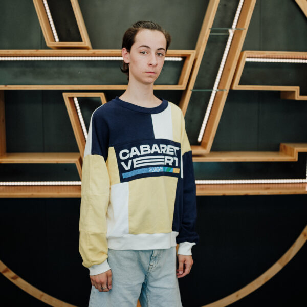 Pull Patchwork upcyclé - Cabaret Vert x C mon Art