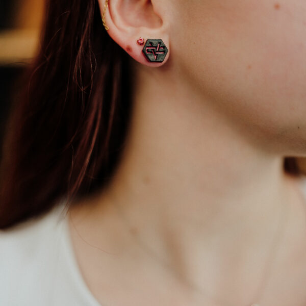 Puces d'Oreilles Upcyclées  – Cabaret Vert x Atelier Raymond Pierre